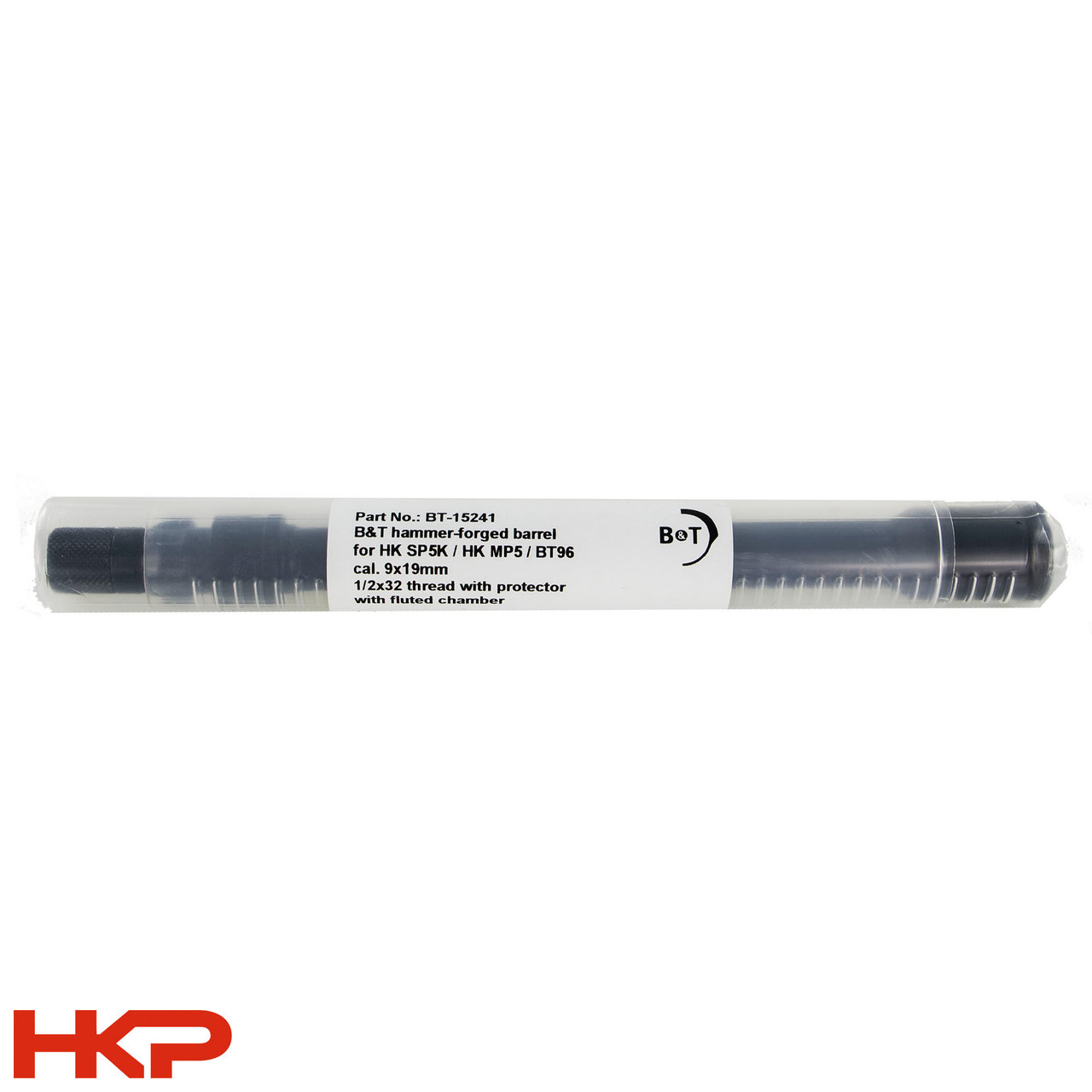 HK MP5 Barrel - 9mm - Threaded 1/2x32 with 3 Lug