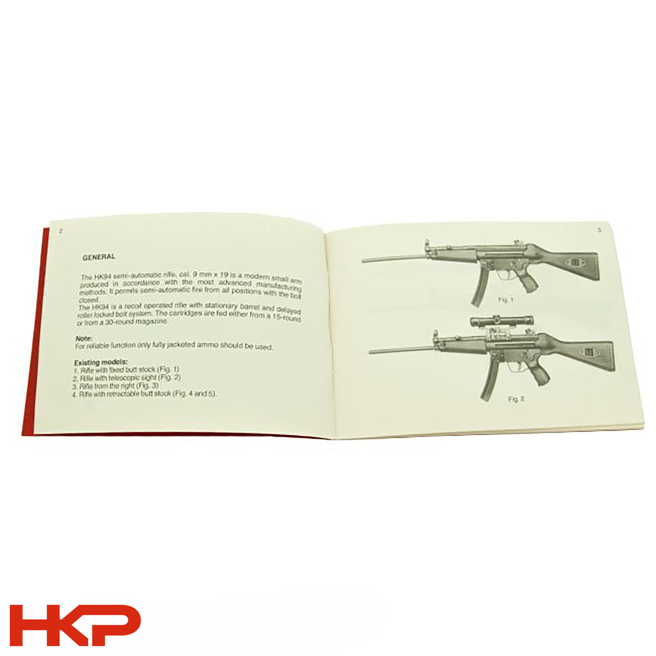 HK94 Owners Manual - Red
