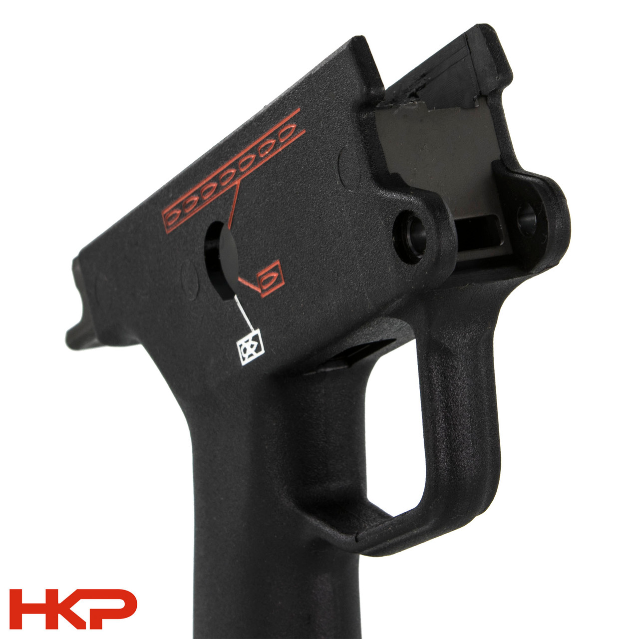HK MP5 Trigger Housing - Navy 3 Position 0,1,F Pictogram - Push Pin