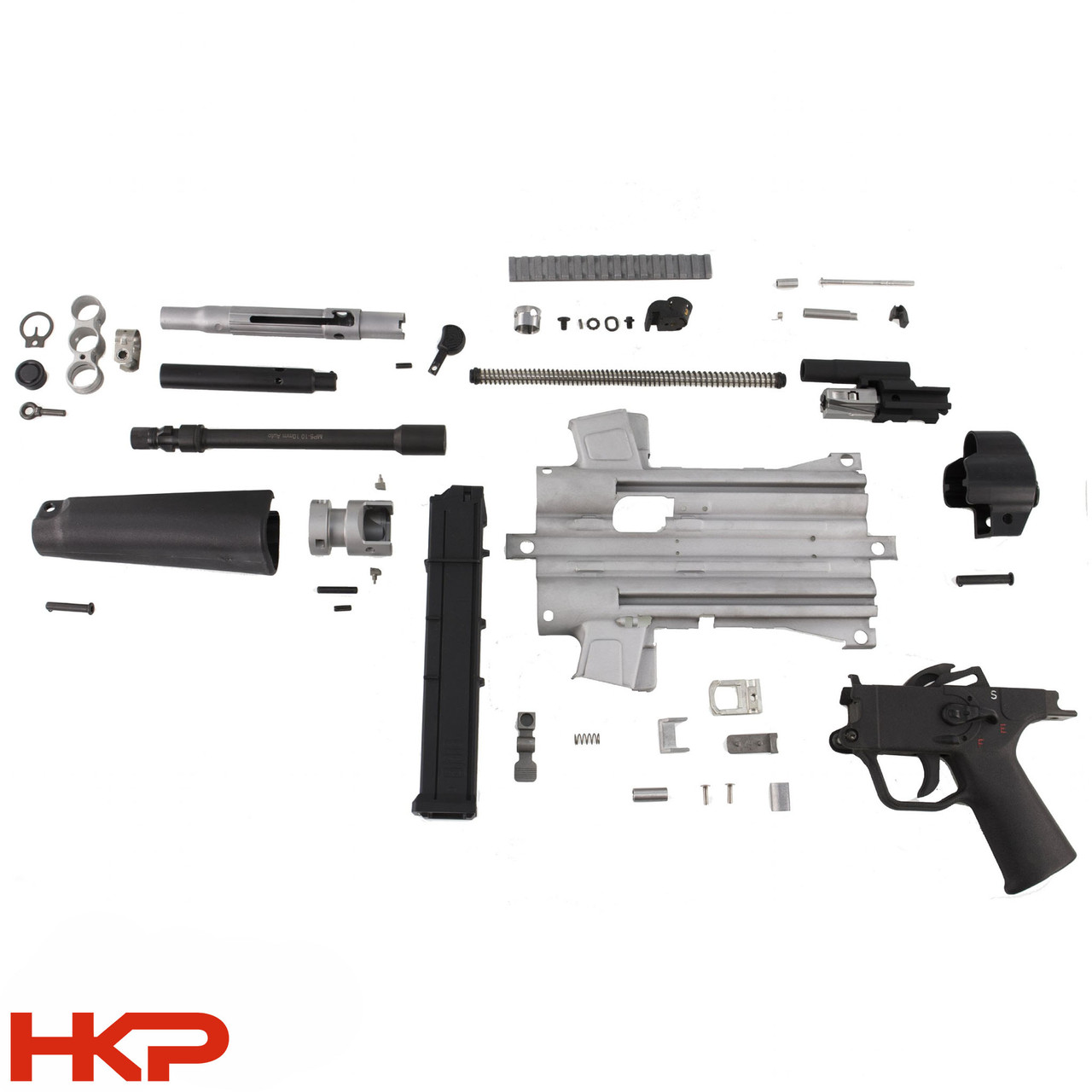 MP5 10mm Build Kit with Flat, Top Rail, & Weldment Set