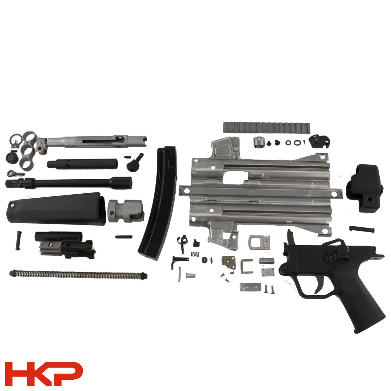 HK MP5 Parts Kit - Pistol Build - Receiver Flat and Weldment Set - 9mm