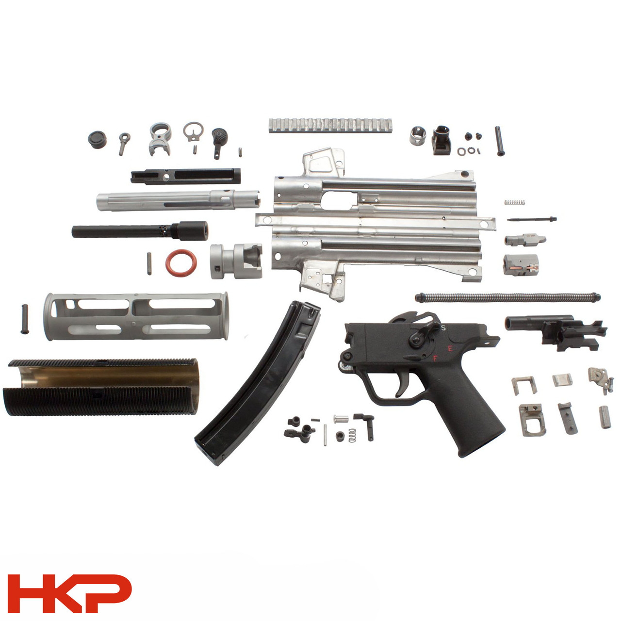 HK MP5SD Parts Kit - Pistol Build - 9mm - Receiver Flat & Weldment Set
