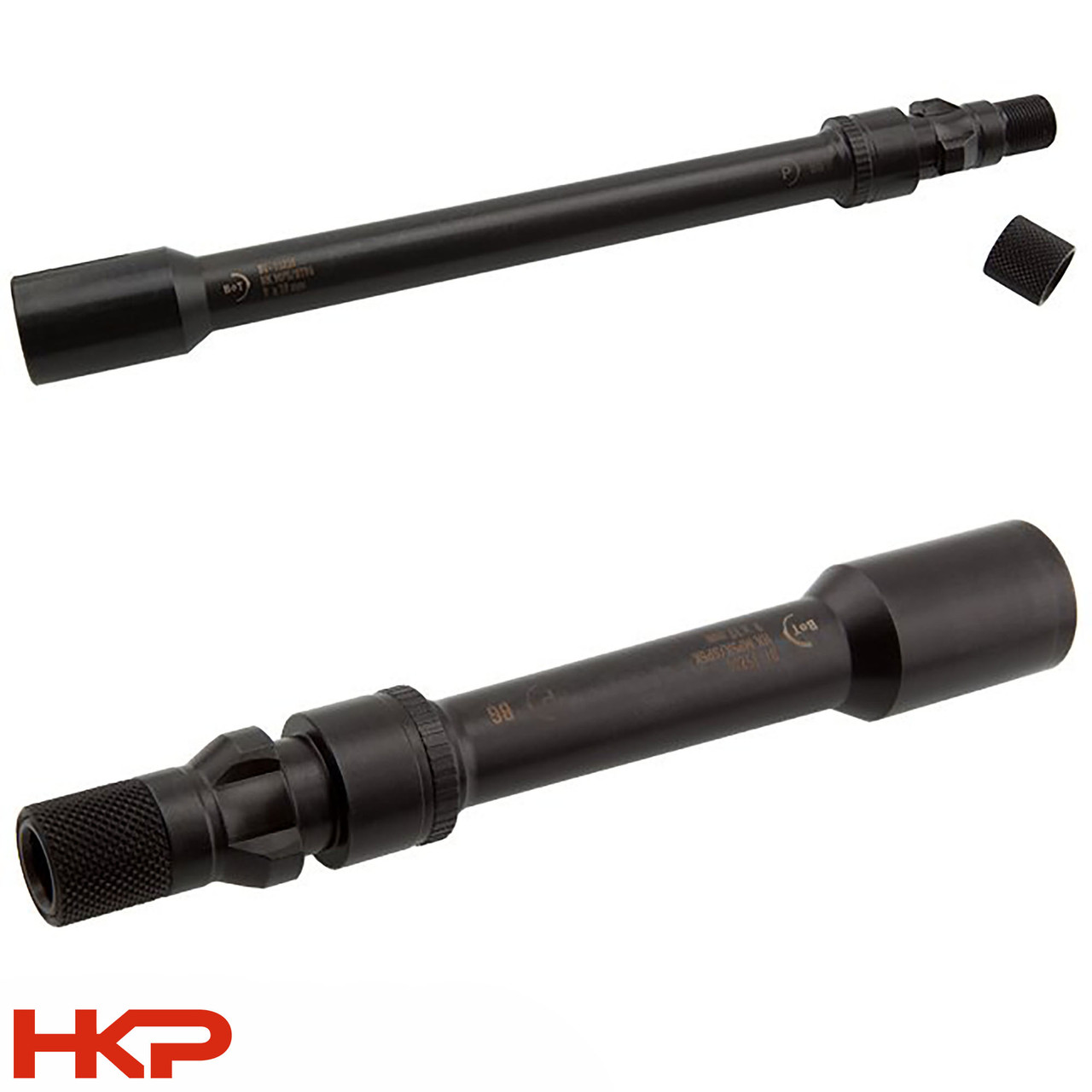 HK MP5K, SP89, SP5K Barrel - 9mm - 3 Lug - Threaded 1/2x32