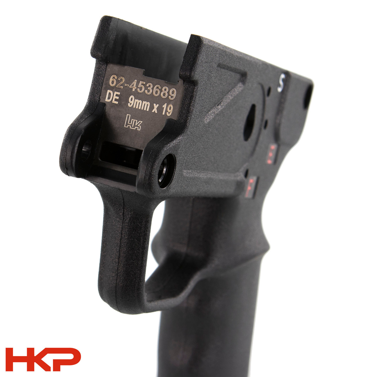 HK MP5K, SP89 Trigger Housing - SEF - Contoured - Push Pin - 9mm