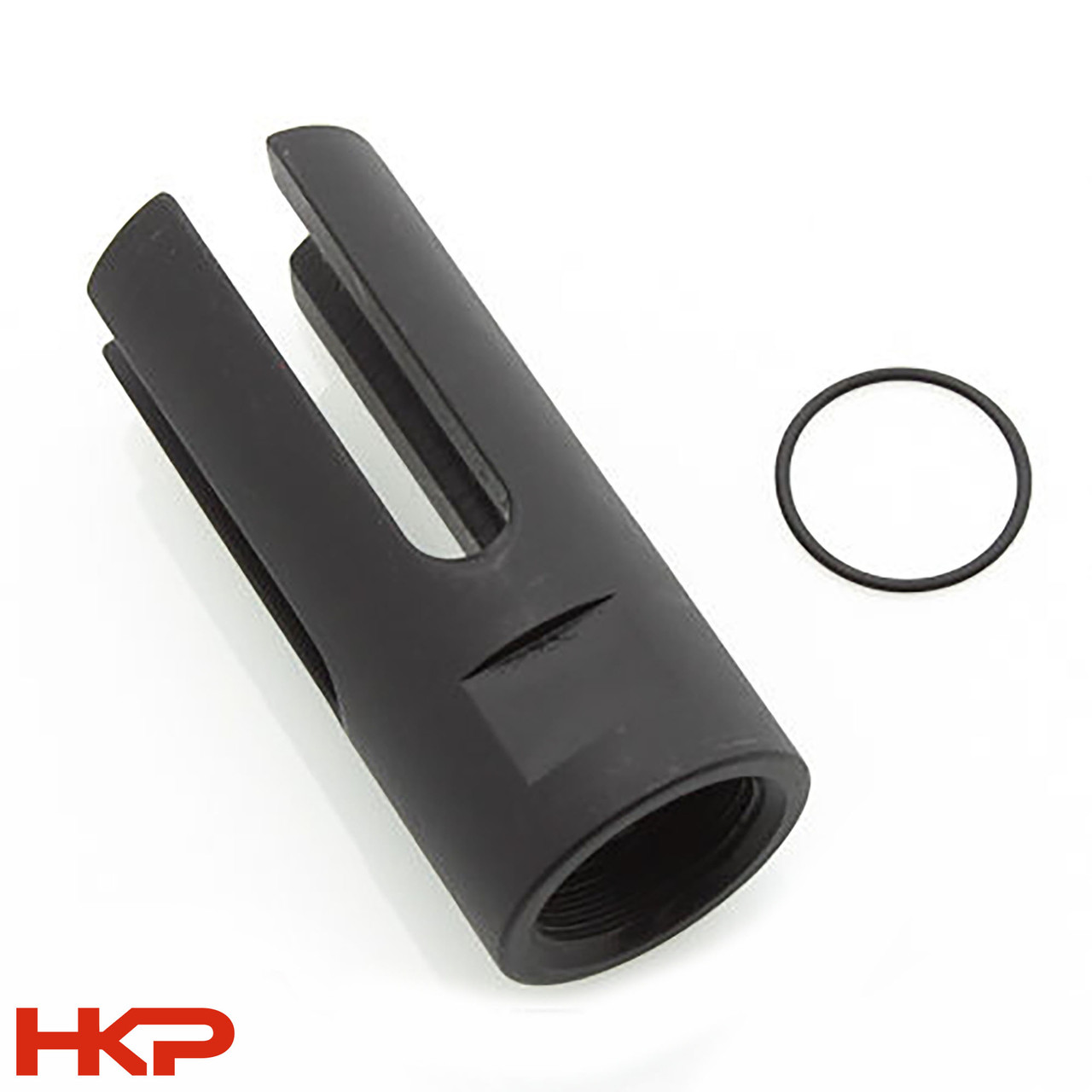 HK45, HK UMP Flash Hider - 4 Prong - Threaded 16x1 - Left Hand