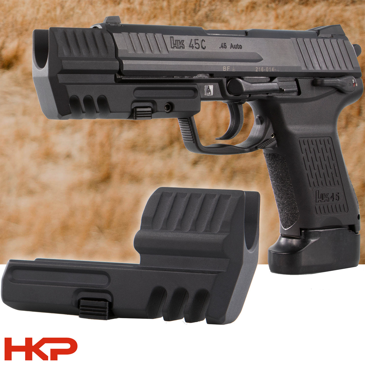 HK45 Compact, HK45C Tactical Compensator - Quick Detach