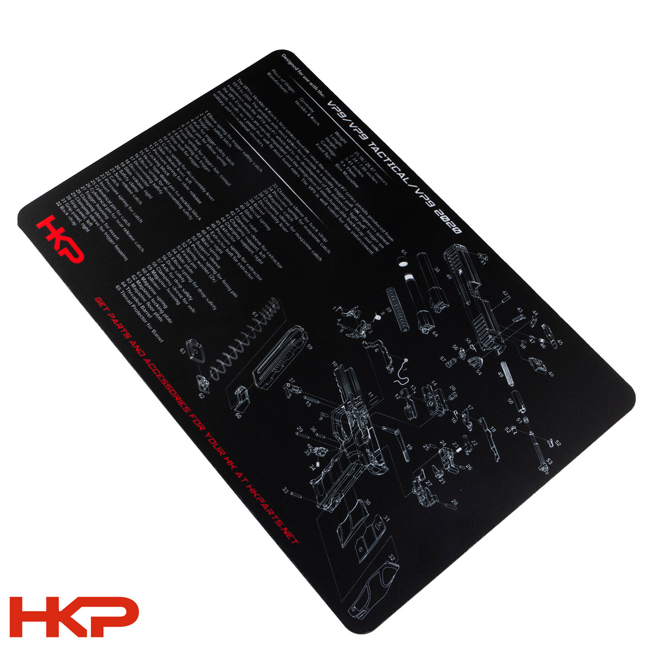 HK VP9, Tactical Bench Mat