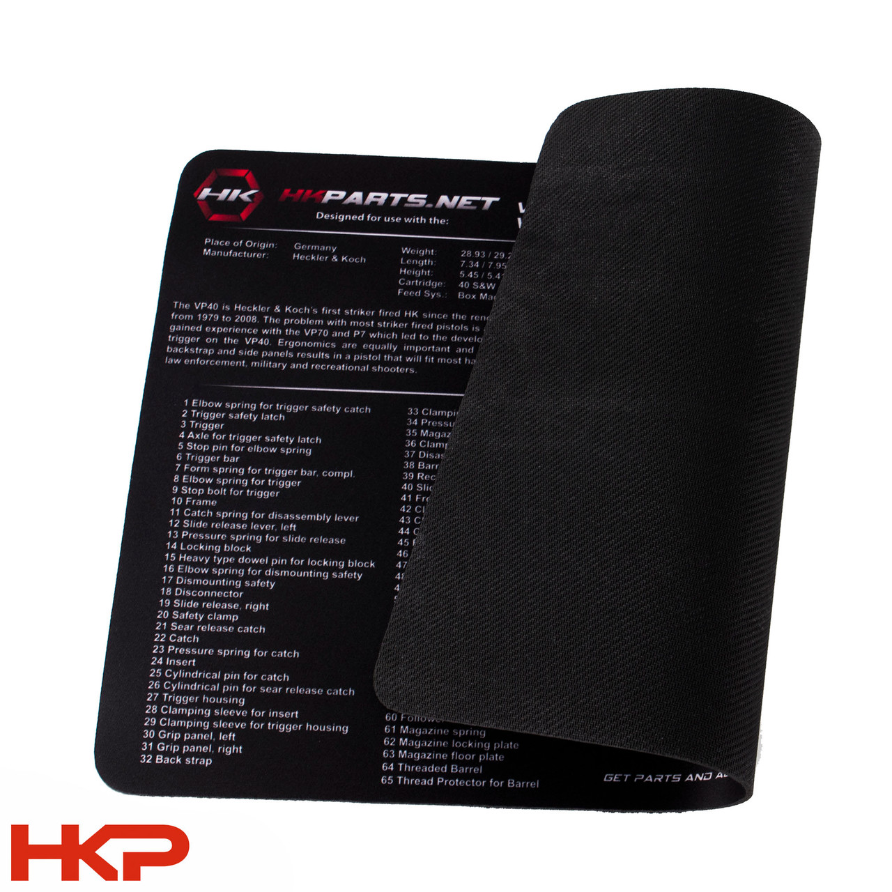 HK-5ページ HK VP40 Tactical Bench Mat