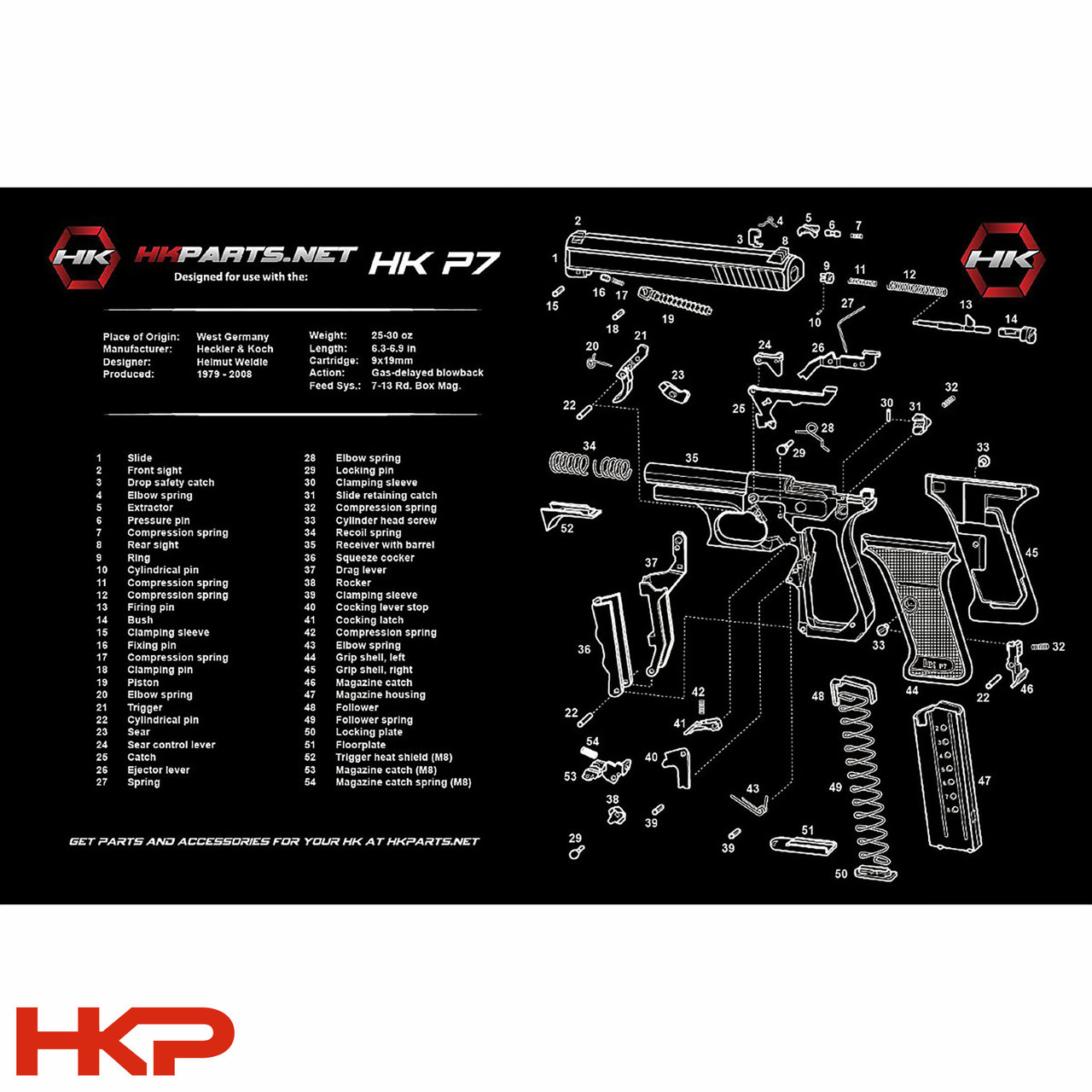 HK★即購入okページ HK P7 Bench Mat