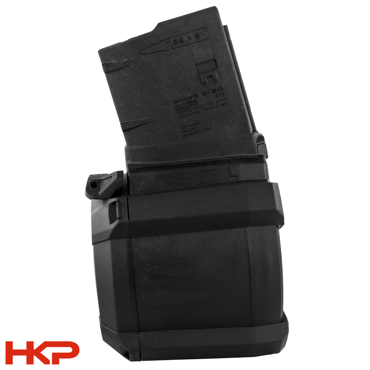 流行りMagpul PMAG D-50(D50) LR/SR GEN M3 7.62・308用 50連マガジン BLACK・黒・BLK ドラムマガジン ドラマグ パーツ