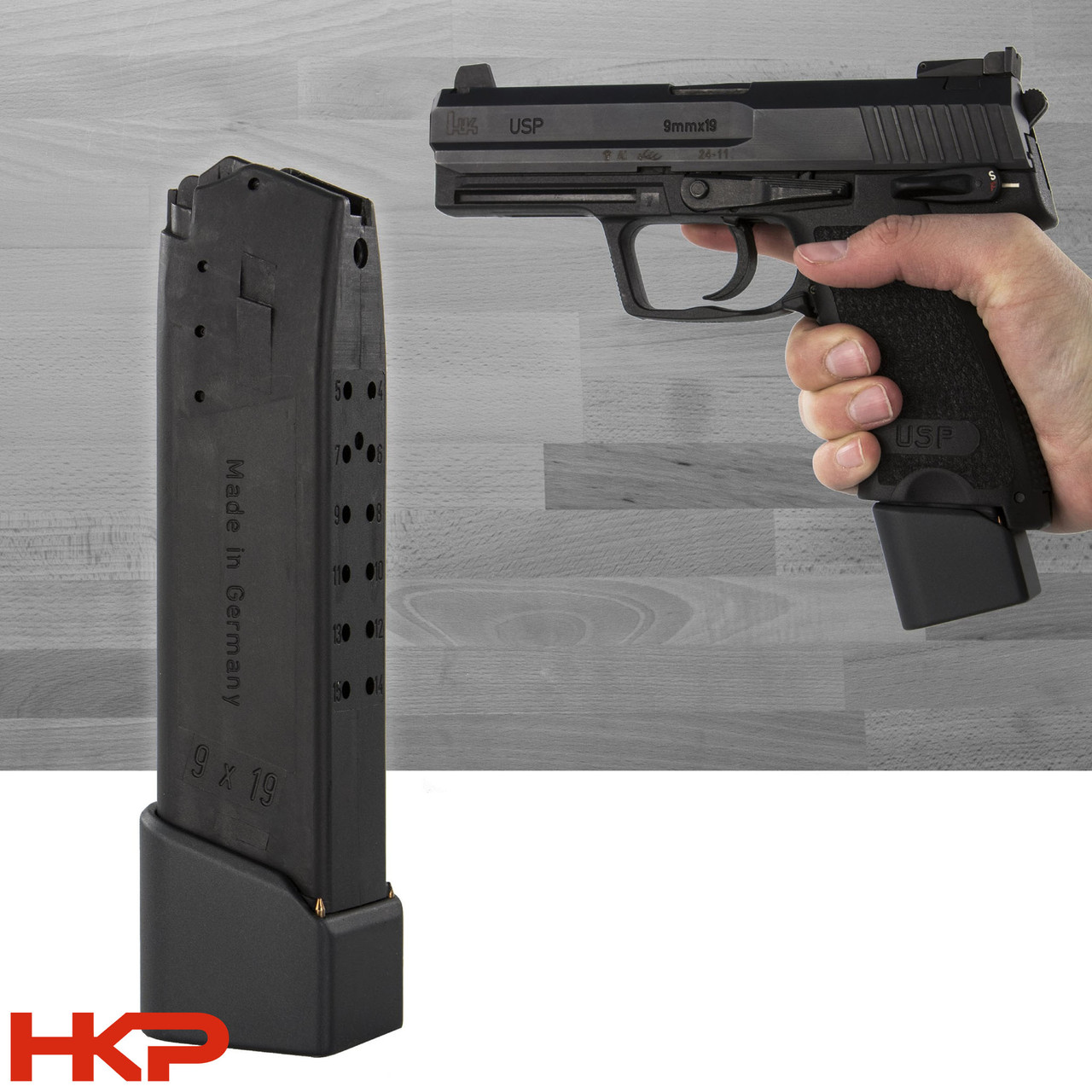 20 Round Magazine - HK USP 9mm & USP 9mm Tactical