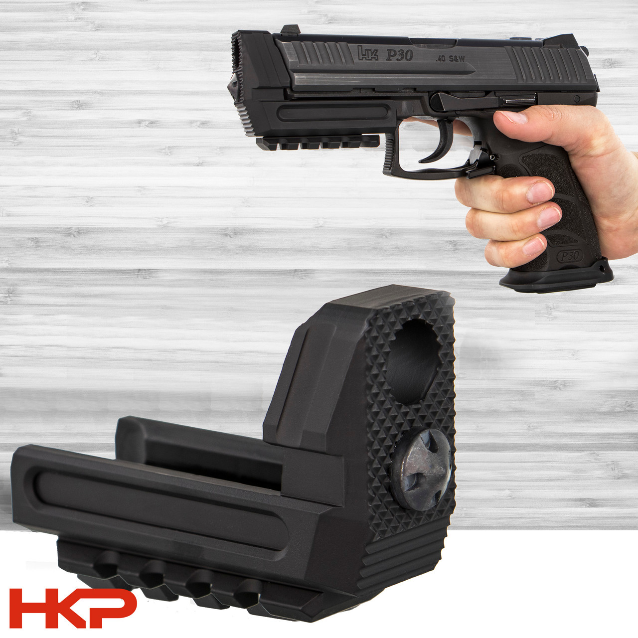 その他 HKP HKP HK P30 Stand Off Device - Black
