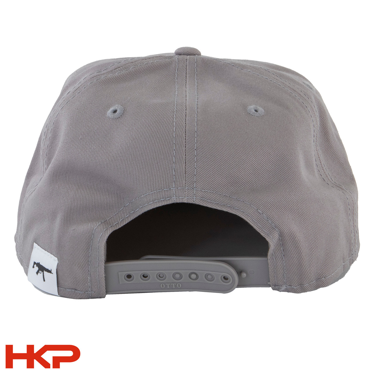 HKP Hat - Snapback - Flat Brim - OSFM - Gray and Red
