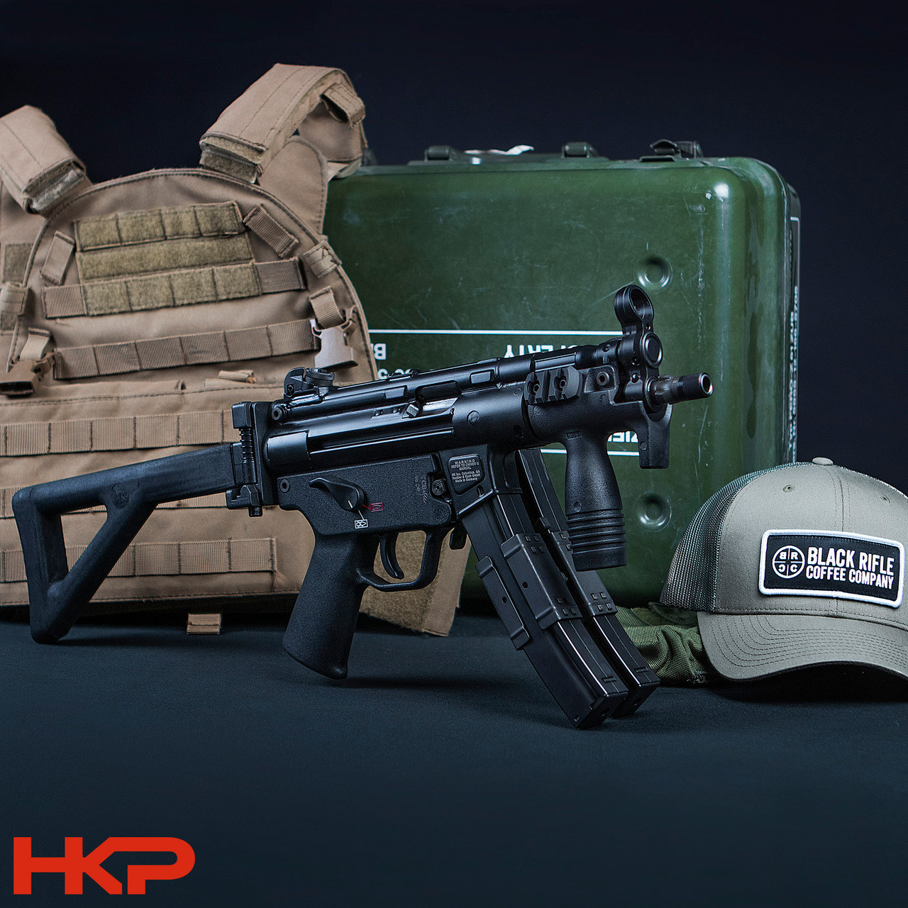 HKP, Magpul MP5K VFG w/Rail Section - 3 Slots