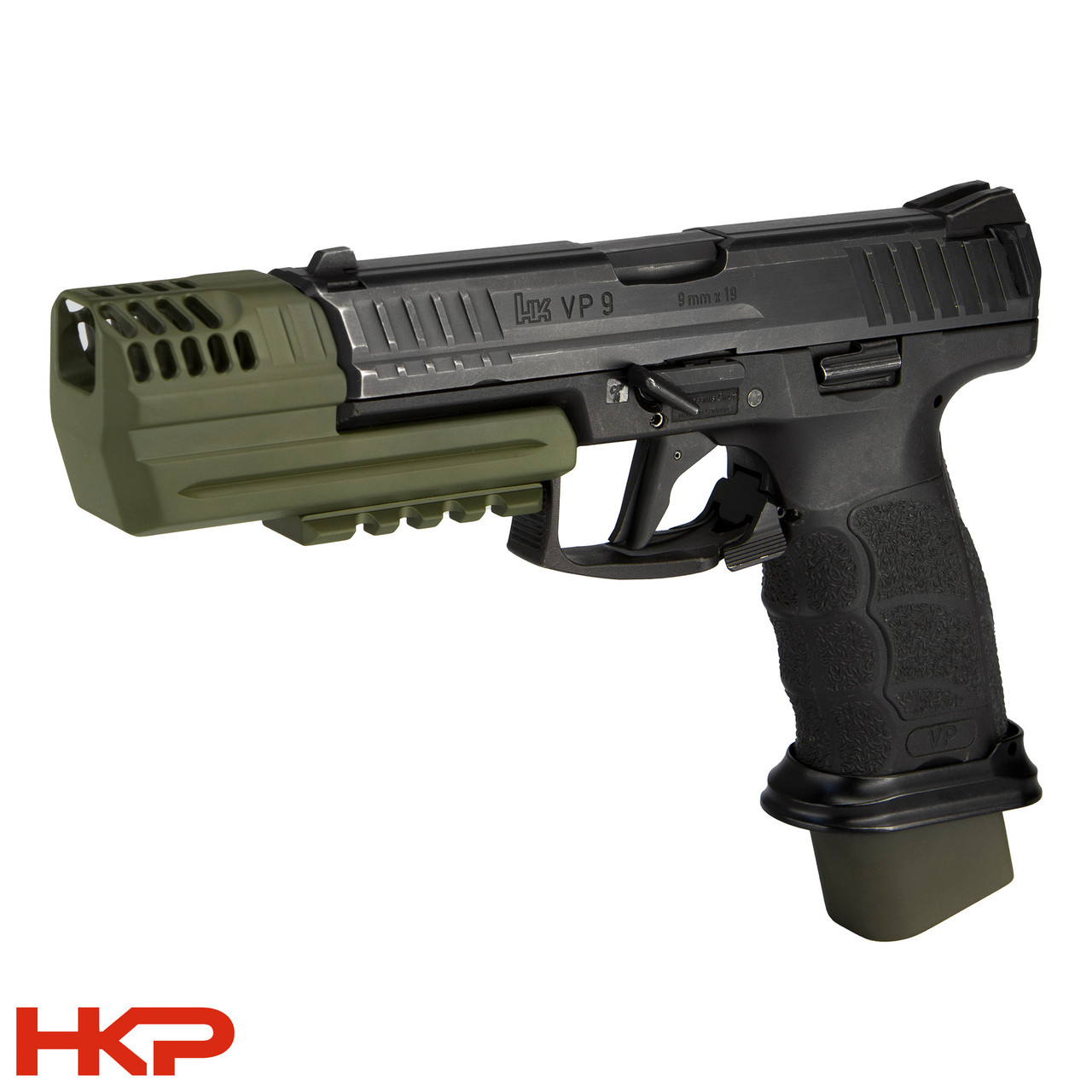 HK VP9 Rail Mount Compensator - OD Green