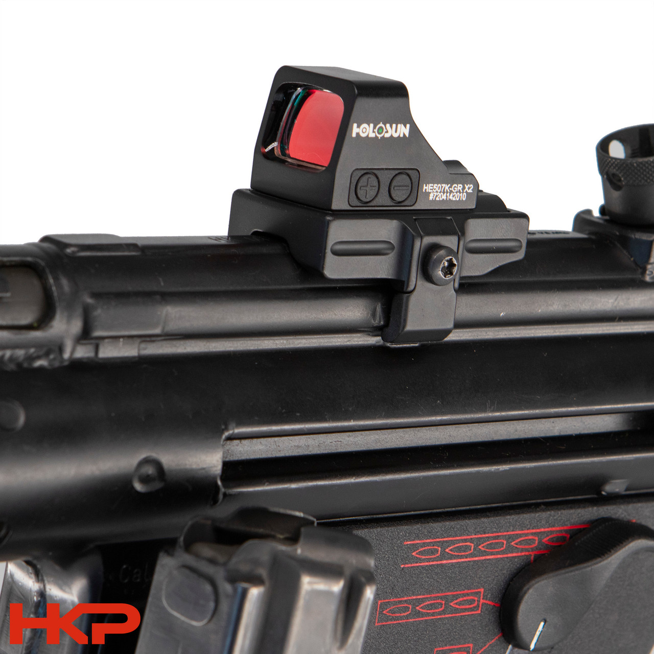 Holosun HK VP9/MP5 Reflex Sight HE-507K - Green