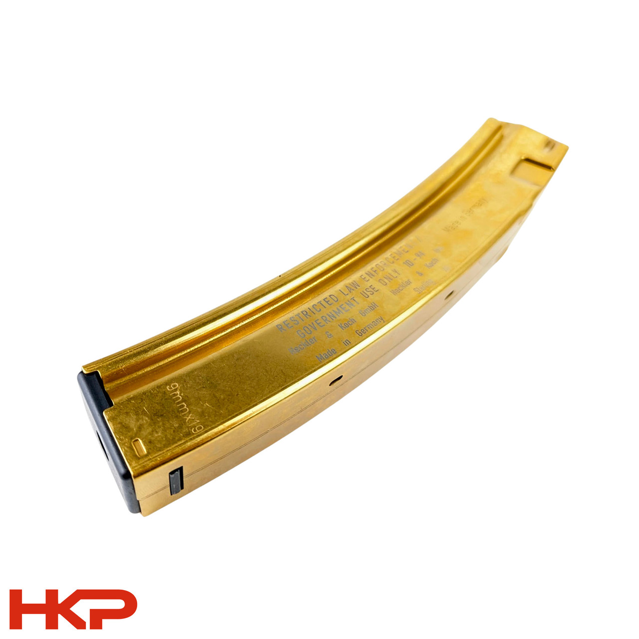 HK MP5, MP5K Magazine - 30 Round - LEO Marked - TiN Coated
