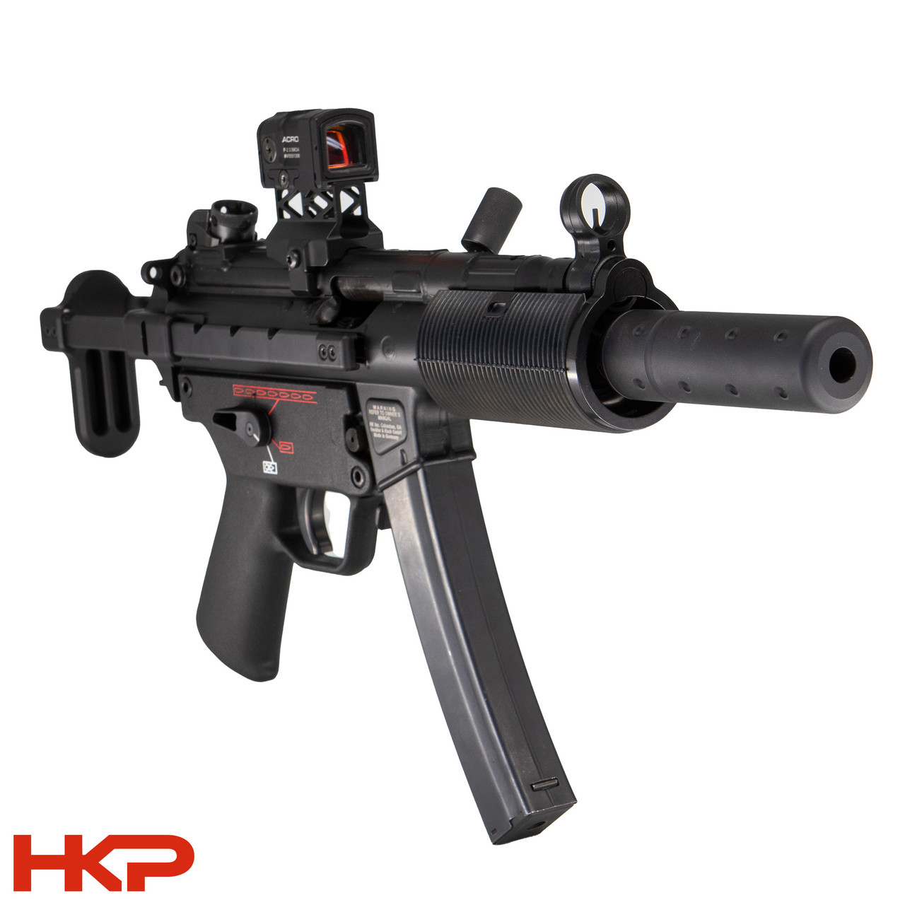 HK MP5, MP5K KAC Style Faux Suppressor - 1/2x28