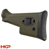HK91, G3, HK33, HK53, HK93 Clubfoot Central Stock Section with Heavy Rubber Buttpad - OD Green