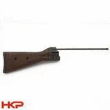 HK91, G3 Wood Buttstock with Enhanced Buffer Installed
