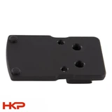Top view of HK VP9 P30 HK45 RMR red dot optic mounting plate