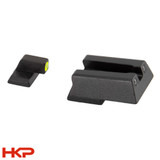 HK VP9, P30, HK45 Fixed Sight Set - Day and Night - Self Illuminated - Yellow