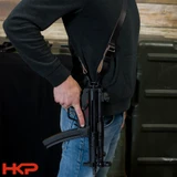 HK MP5K, SP5K, SP89 Leather Sling - Single Point - Dark Brown