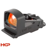 HK VP9 Reflex Mini Sight 2.0 and Optic Plate - 8MOA - Glass Lens - Shield Sights