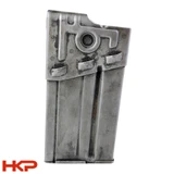 HK91, G3 Steel Magazine - 20 Round - Parkerized - Rare Factory LEO Marked - USED