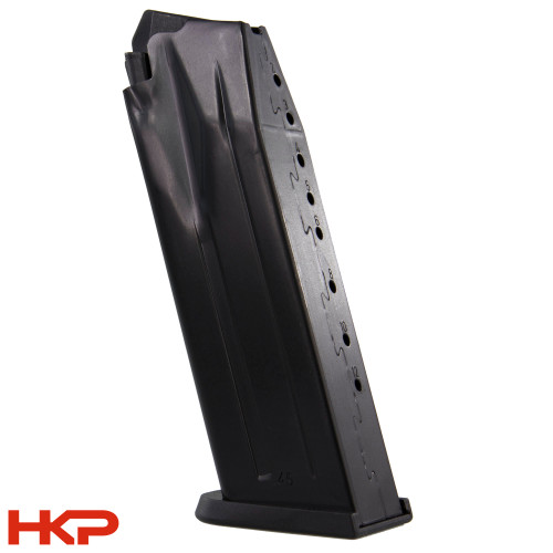 H&K 12 Round HK USP .45 ACP Standard Floorplate Magazine - Black