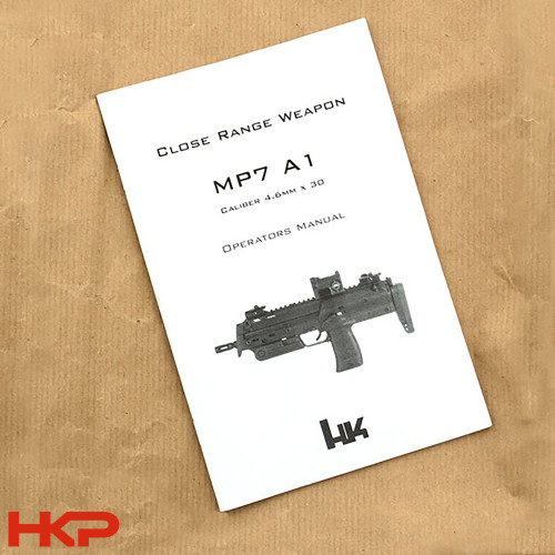 H&K HK MP7 Operator's Manual