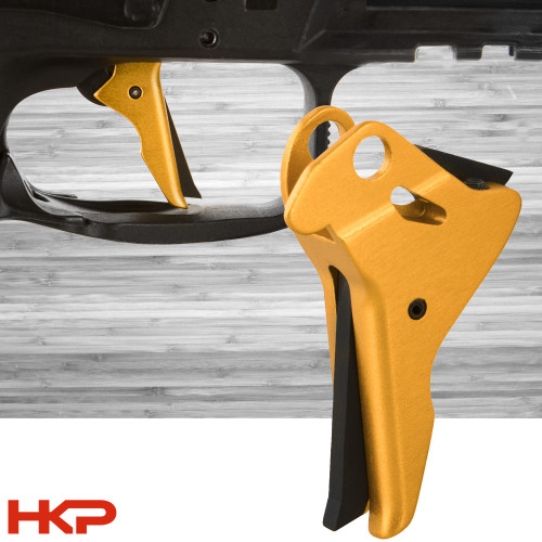 Lazy Wolf VP F3 Full Flat Face Series Trigger - Gold