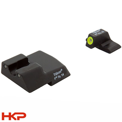 Trijicon HK VP, P30, HK45C HD Night Sight Set - Yellow