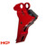 Lazy Wolf VP F3 Full Flat Face Series Trigger - Red