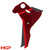 Lazy Wolf VP F3 Full Flat Face Series Trigger - Red