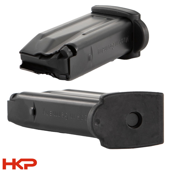 H&K 12 Round HK VP9SK/P30SK 9mm Flush Floorplate Magazine - Black