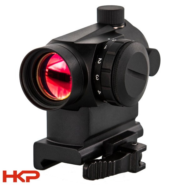 New - HKP Low Profile Red/Green Dot Sight For Scope Mount With Riser - HKP-15689