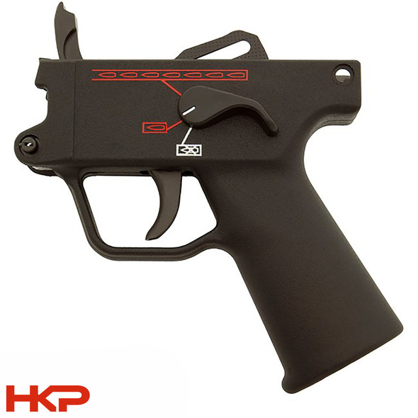 HKP MP5K/SP89 9mm Trigger Group 3 Position Navy Housing 0,1- Safe, Semi Only