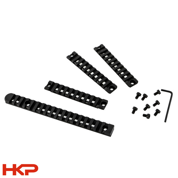 New - HKP HK UMP/USC (.40 S&W/.45 ACP/9mm) 4 Piece Picatinny Rail Set - HKP-17429