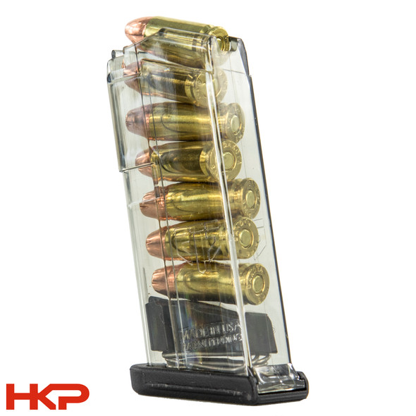 ETS Glock 43 7-Round 9mm Magazine - Translucent