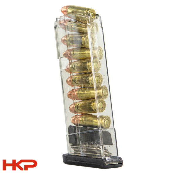 ETS Glock 43 9-Round 9mm Magazine - Translucent