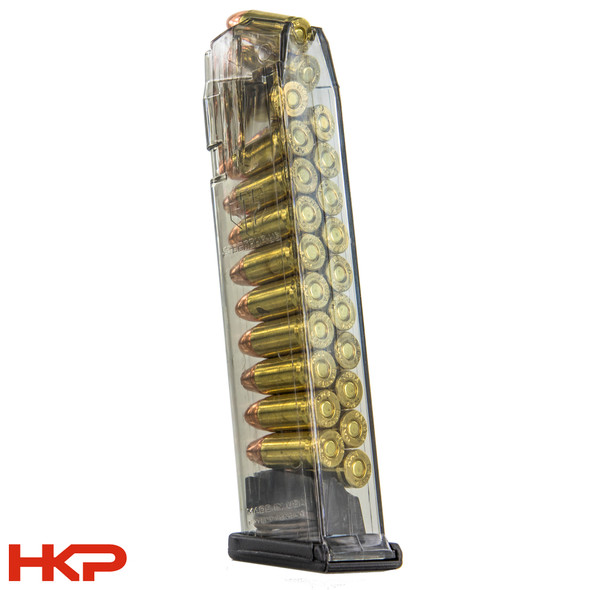 ETS 22-Round Glock 17, 19, 26, 34 9mm - Translucent