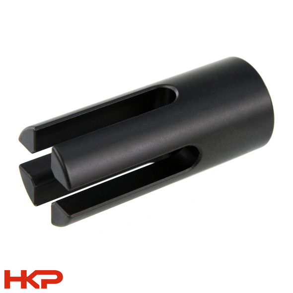 New - HK 9mm 4 Prong Pistol Flash Hider - Threaded 13.5x1 LH - HKP-01964