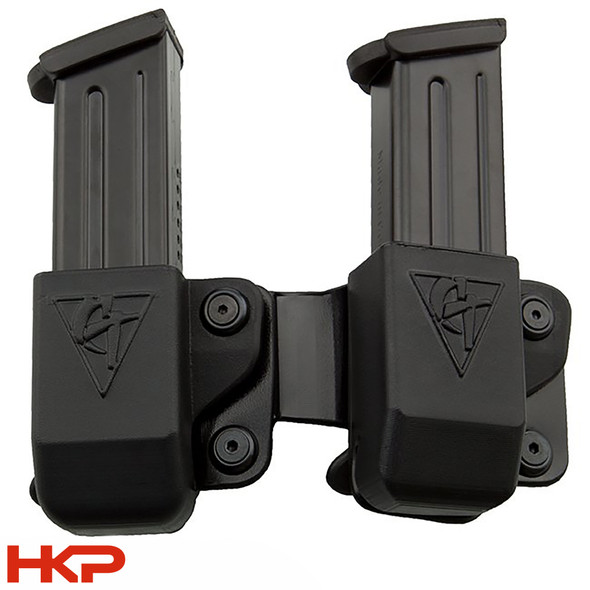 Comp-Tac HK VP Series/P Series/USPC Twin Mag Pouch - Black