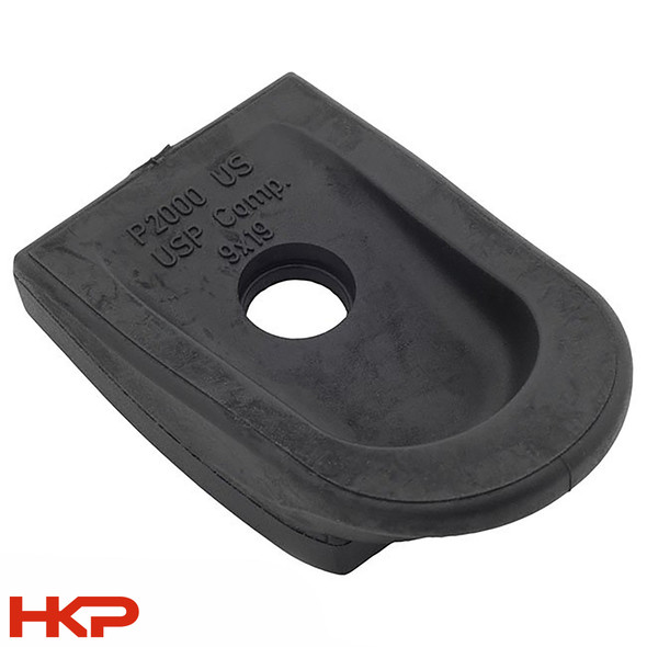 H&K 13 Round USPC/P2000 9mm Magazine Floor Plate w/ Pinky Rest - Black