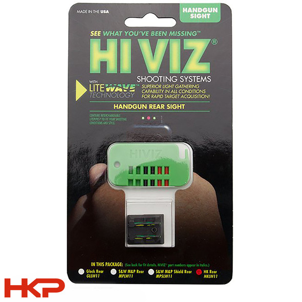 Hi-Viz HK VP/P30/45 Rear Sight - Green