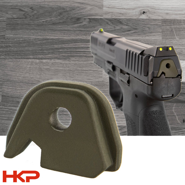 HKP HK VP9/VP9SK, HK VP40 Windowed Slide Plate - OD Green