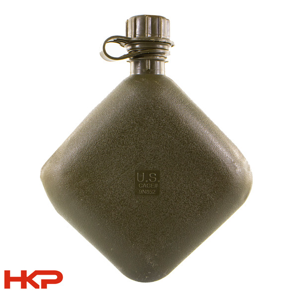Used - US GI Military Issue Canteen - OD Green - SURPLUS - HKP-20149