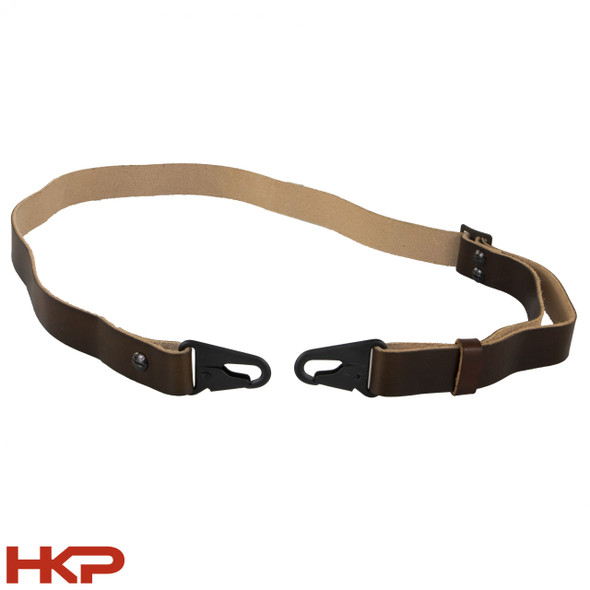 HKP HK MP5K, SP5K, SP89 Single Point Leather Sling - Dark Brown 