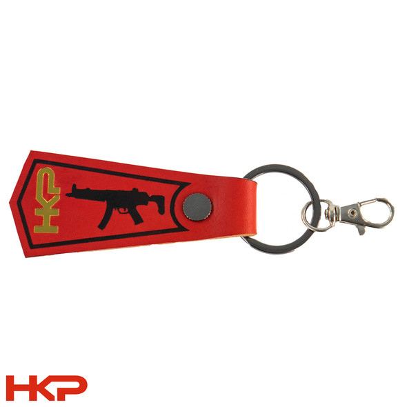 HKP Leather Key Chain - Red MP5